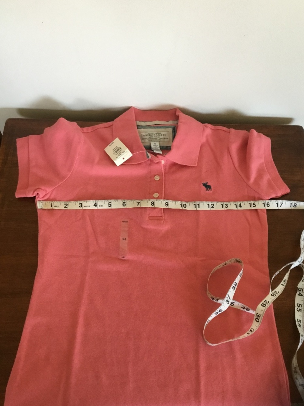NWT Abercrombie and Fitch Women’s Pink Polo - Picture 3 of 8